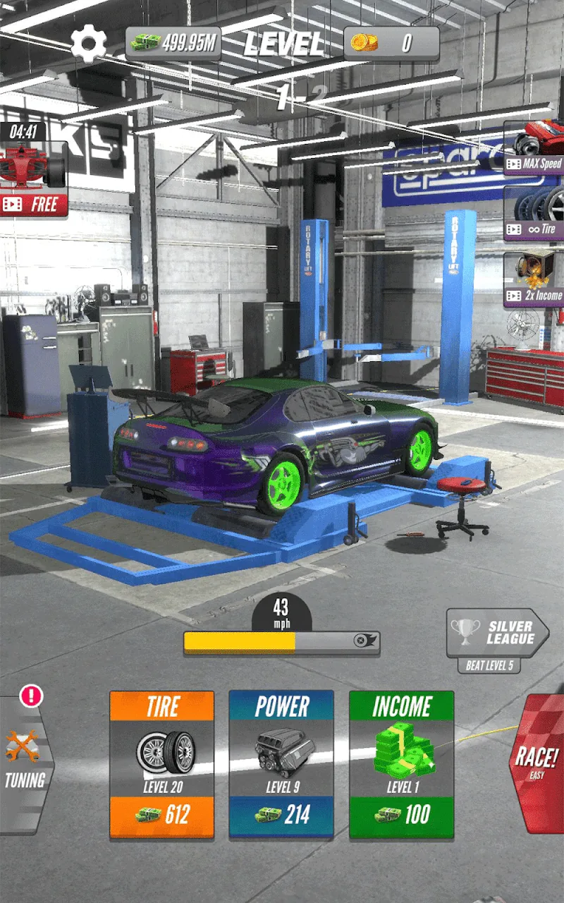 Скриншот Dyno 2 Race - Car Tuning 6