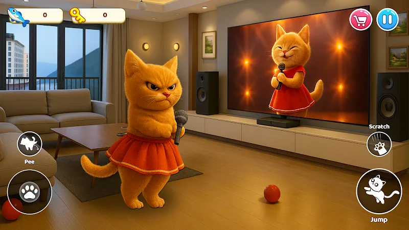 Скриншот Cat Mayhem: Gran’s Angry 5