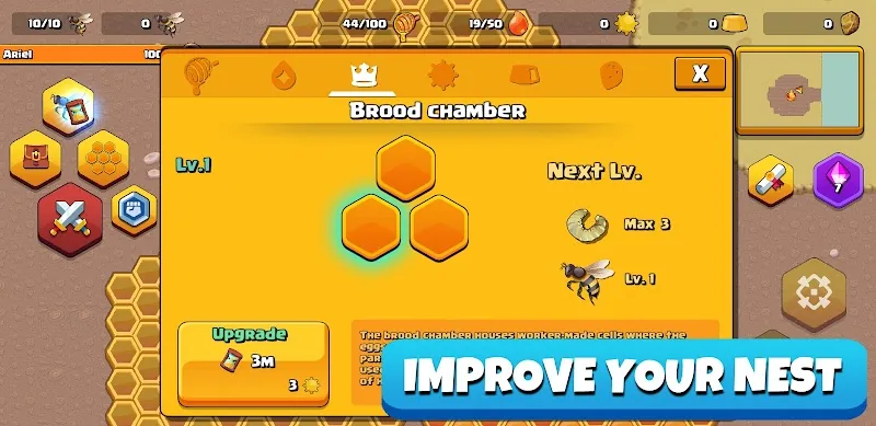 Скриншот Pocket Bees Colony Simulator 3