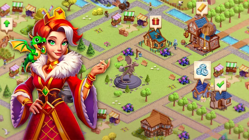Скриншот Dragon Kingdom: Fantasy City 2