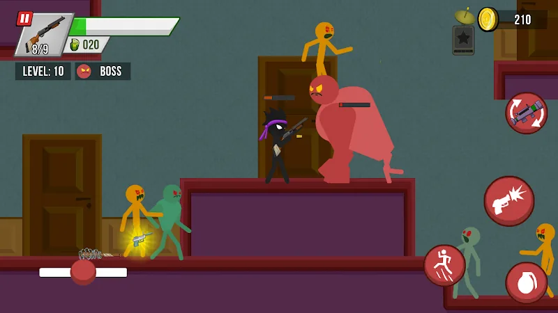 Скриншот Stickman vs Zombies 3