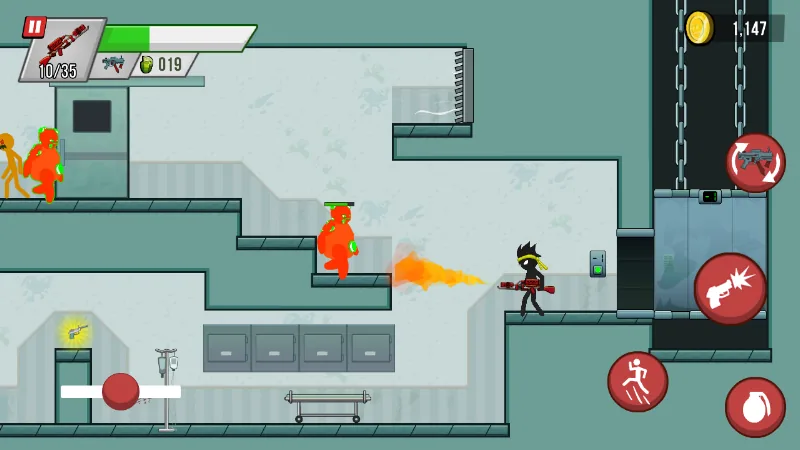Скриншот Stickman vs Zombies 5