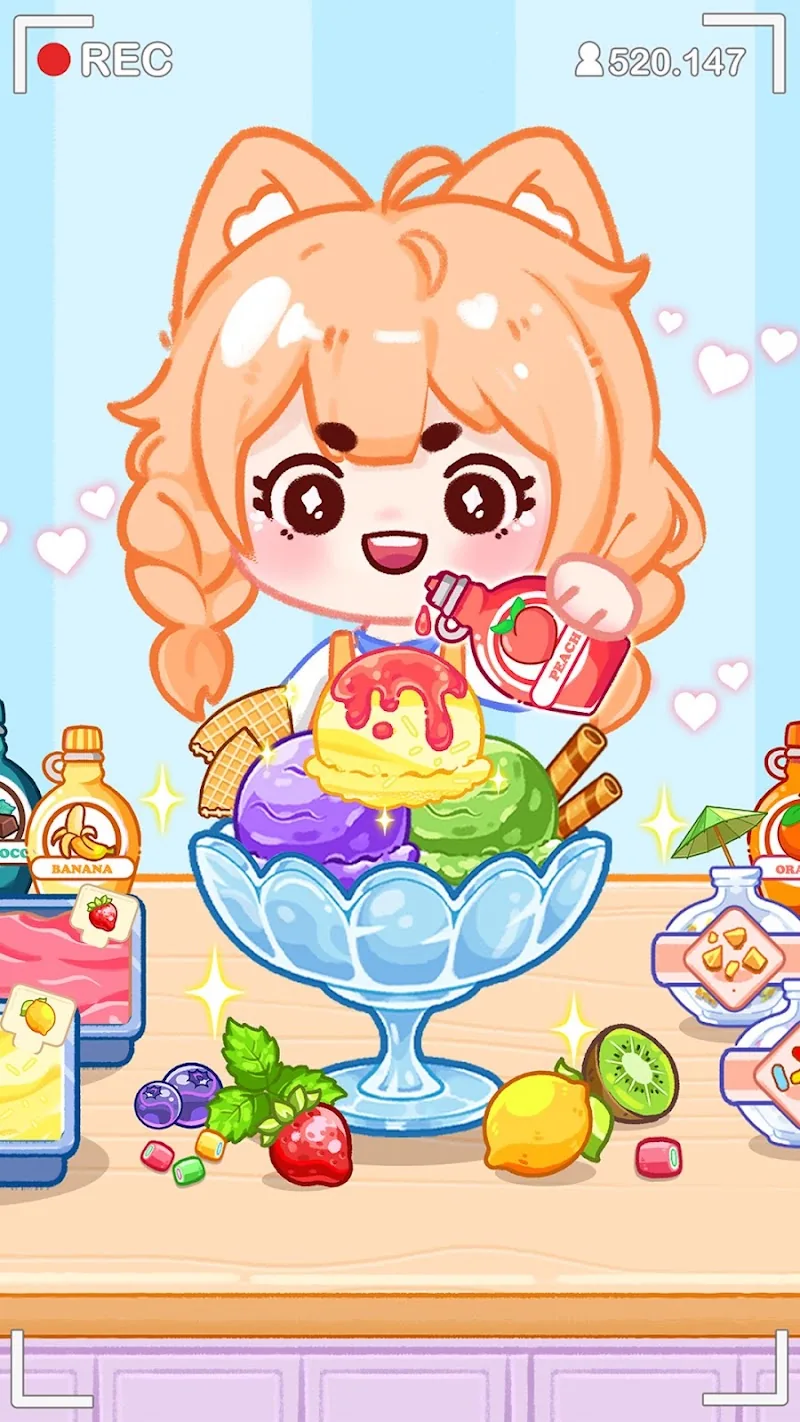 Скриншот Ice Cream Perfect: Mukbang DIY 3
