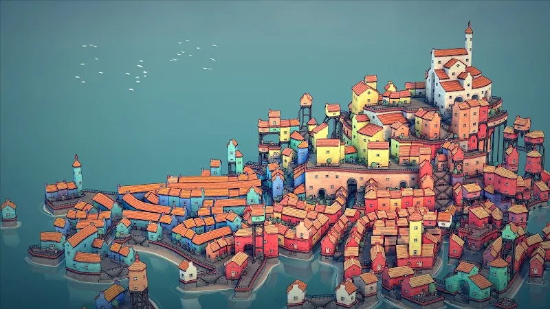 Скриншот Townscaper 4