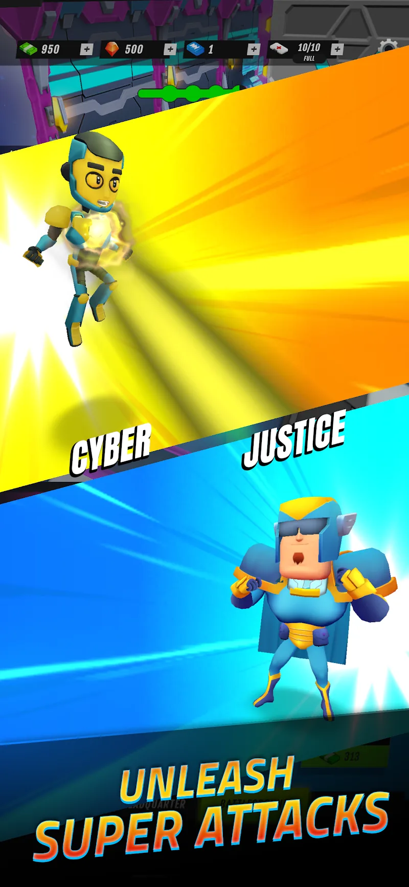 Скриншот Superheroes Idle RPG League 4