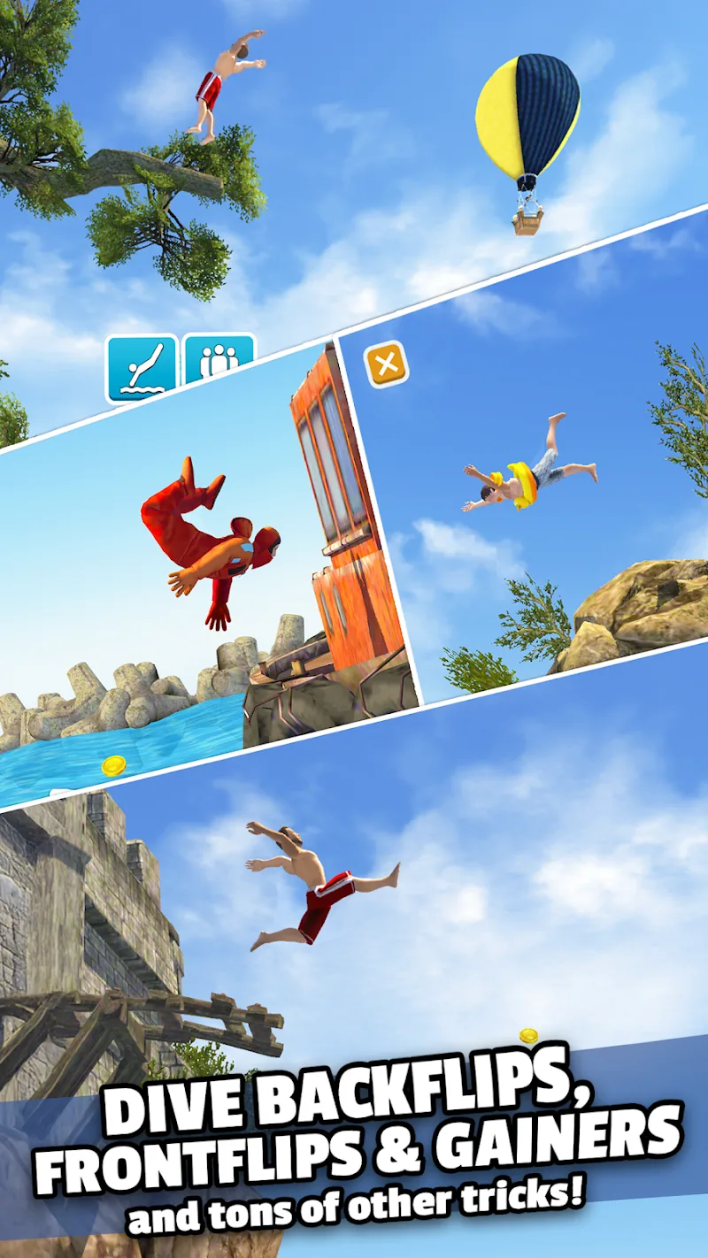 Скриншот Flip Diving 2