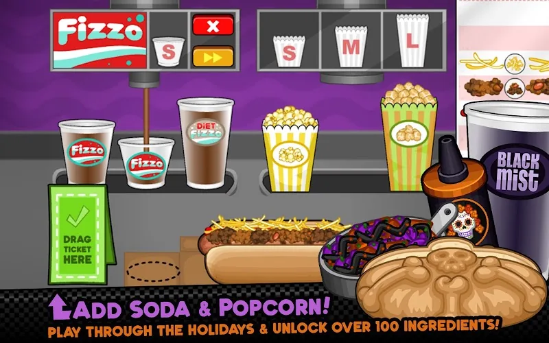 Скриншот Papa's Hot Doggeria HD 4