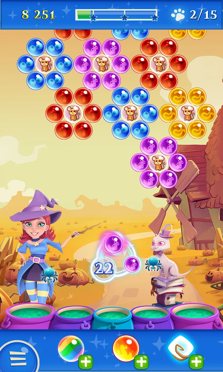 Скриншот Bubble Witch 2 Saga 6