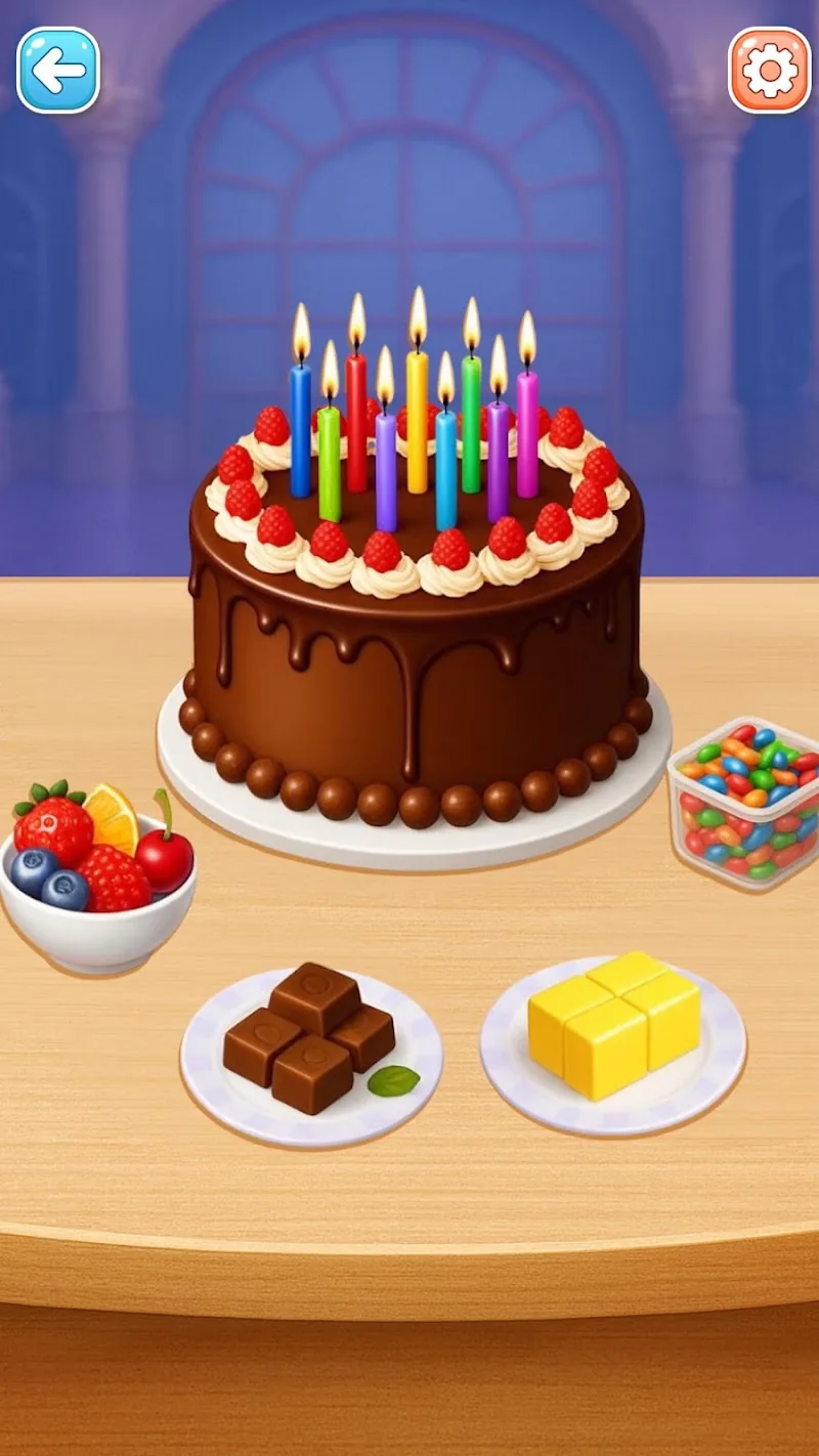 Скриншот Birthday Cake Maker: Cake Game 3