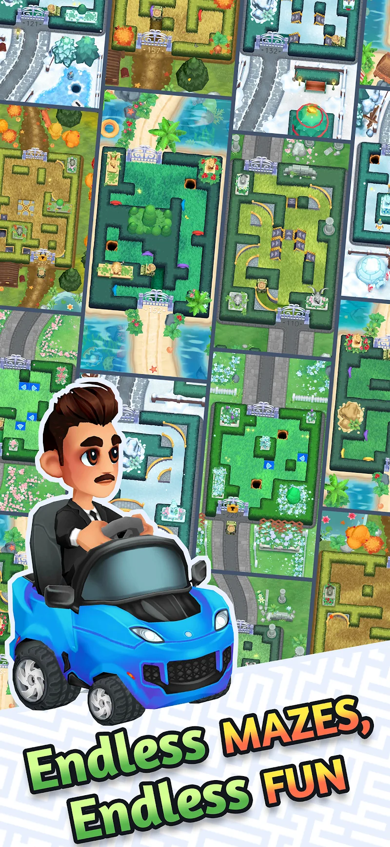 Скриншот Mowing Mazes 3