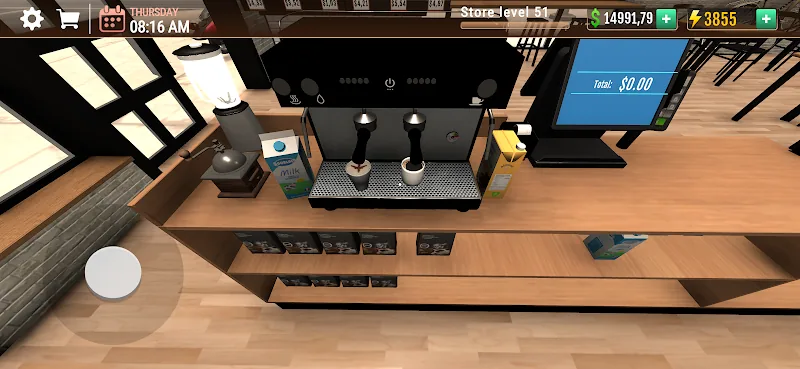 Скриншот Coffee Shop Simulator 3D Cafe 3