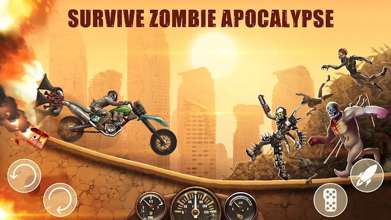 Скриншот Dead Hill Racing: Zombie Climb 2