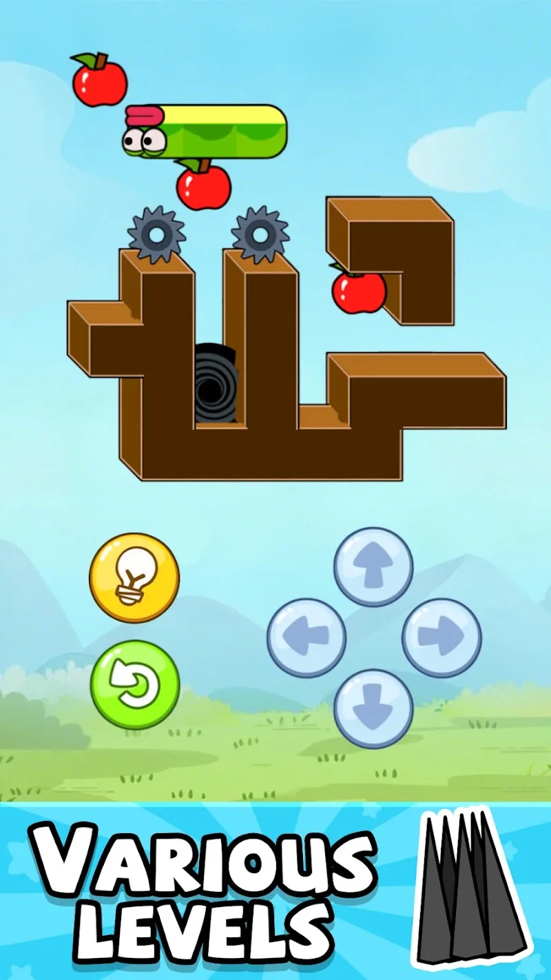 Скриншот Fruit Muncher - Apple Worm 5