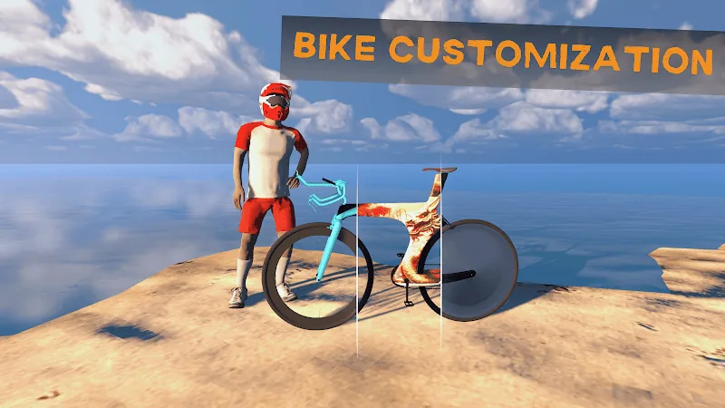 Скриншот Bicycle Extreme Rider 3D 5