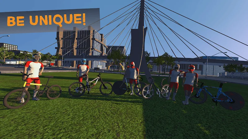 Скриншот Bicycle Extreme Rider 3D 6