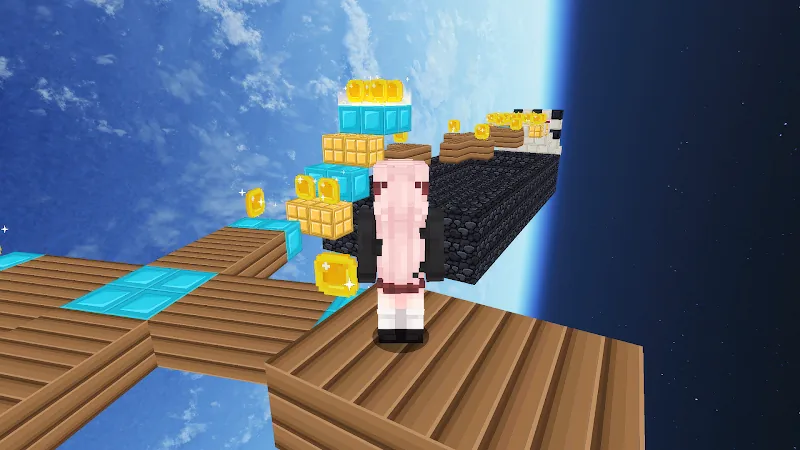 Скриншот Obby Noob: Parkour Craft 5