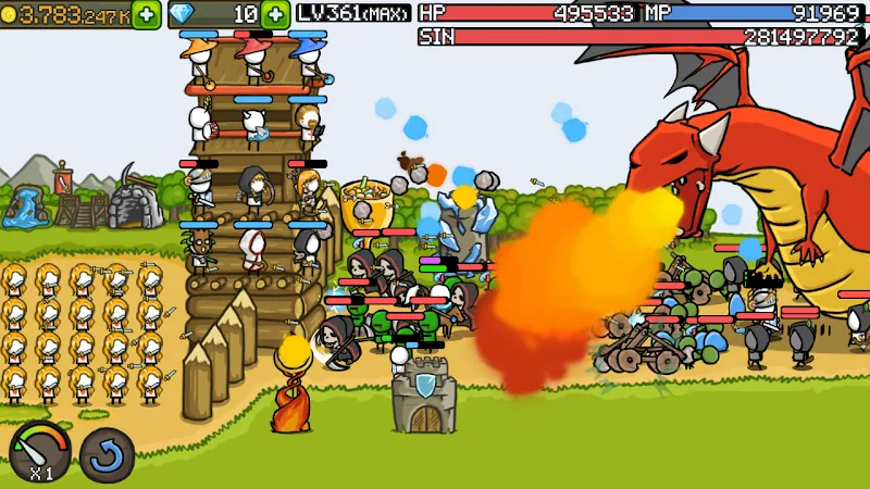 Скриншот Grow Castle 3