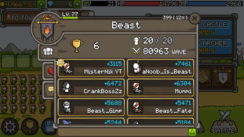 Скриншот Grow Castle 4