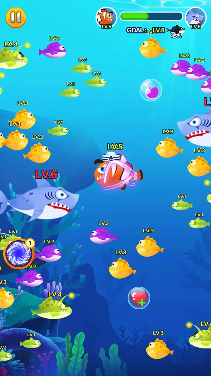 Скриншот Ocean Domination - Fish.IO 3