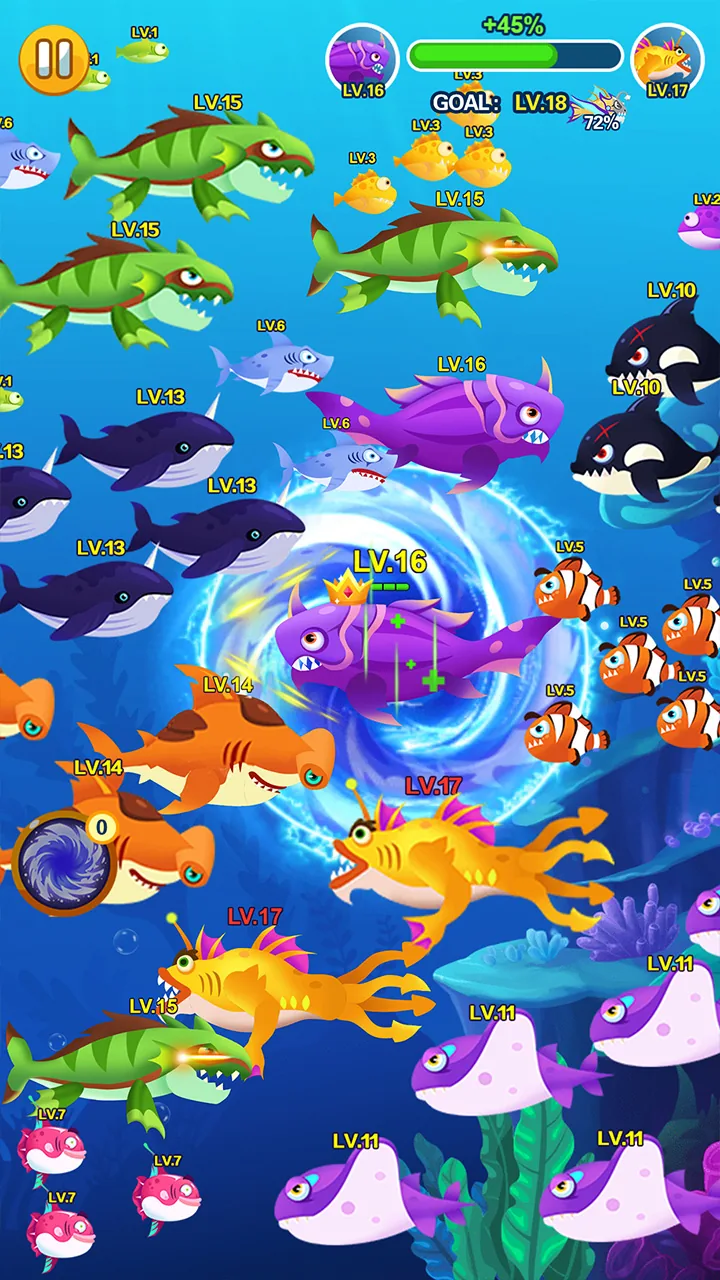 Скриншот Ocean Domination - Fish.IO 4