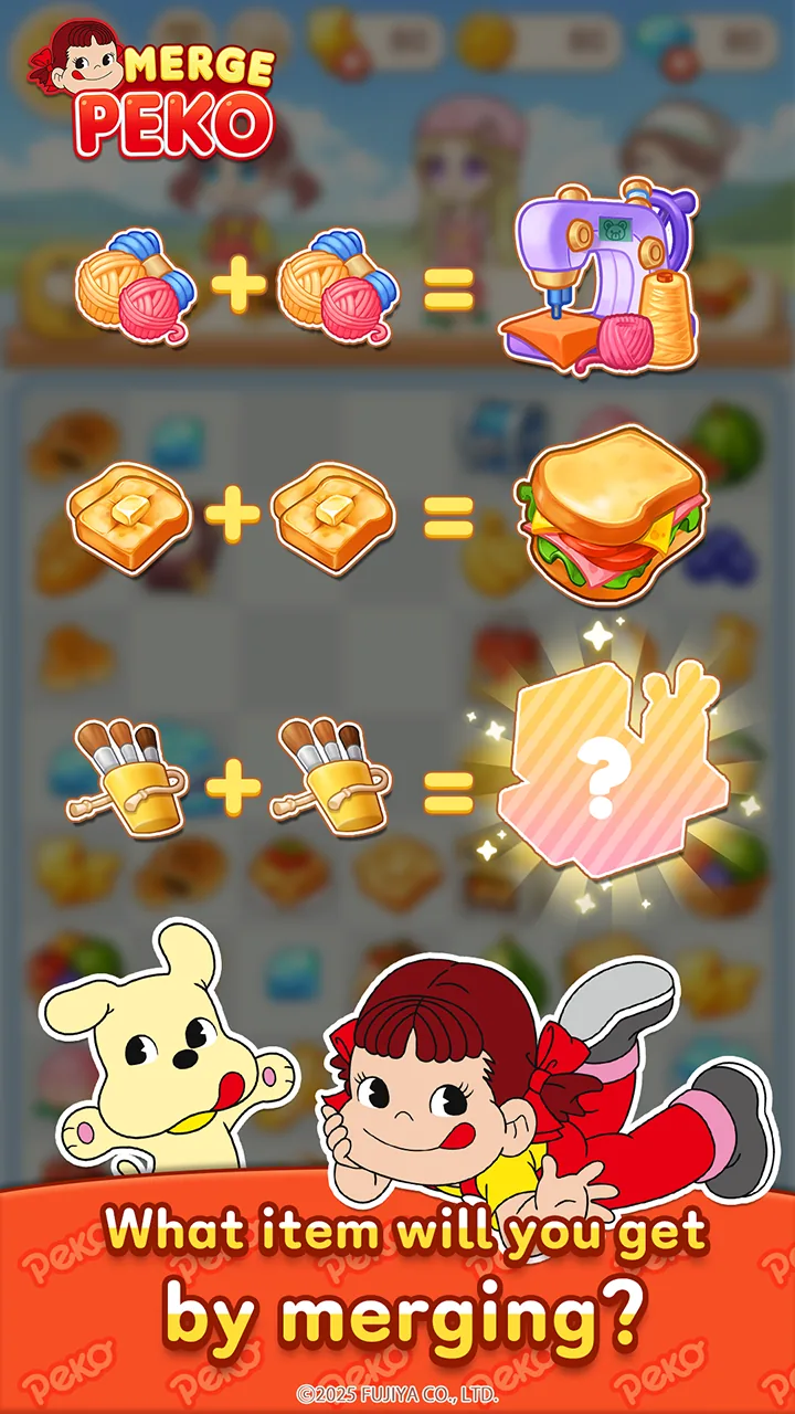 Скриншот Merge Peko: Sweets World 3