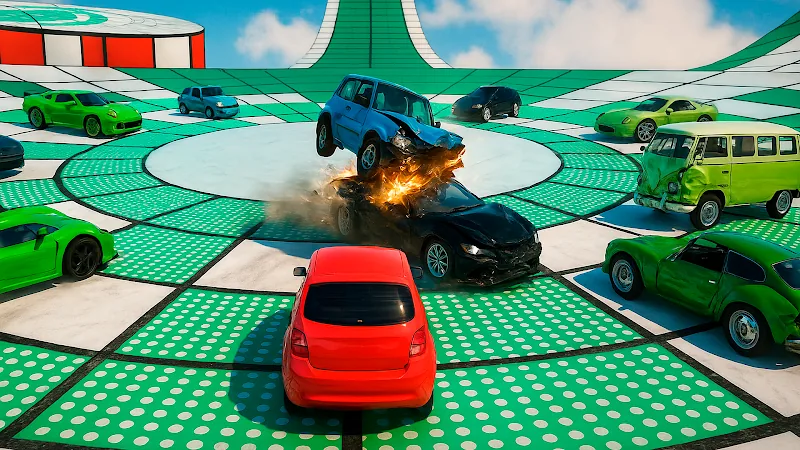 Скриншот Car Battle: Drive & Crash 4