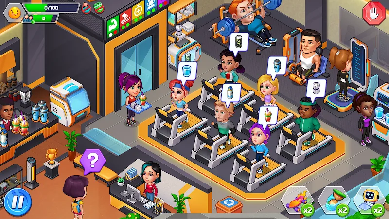 Скриншот Happy Fitness: Gym Game 4