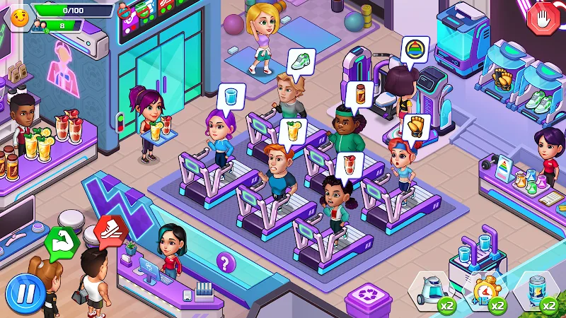 Скриншот Happy Fitness: Gym Game 5