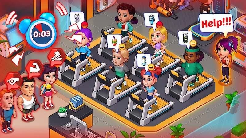 Скриншот Happy Fitness: Gym Game 6