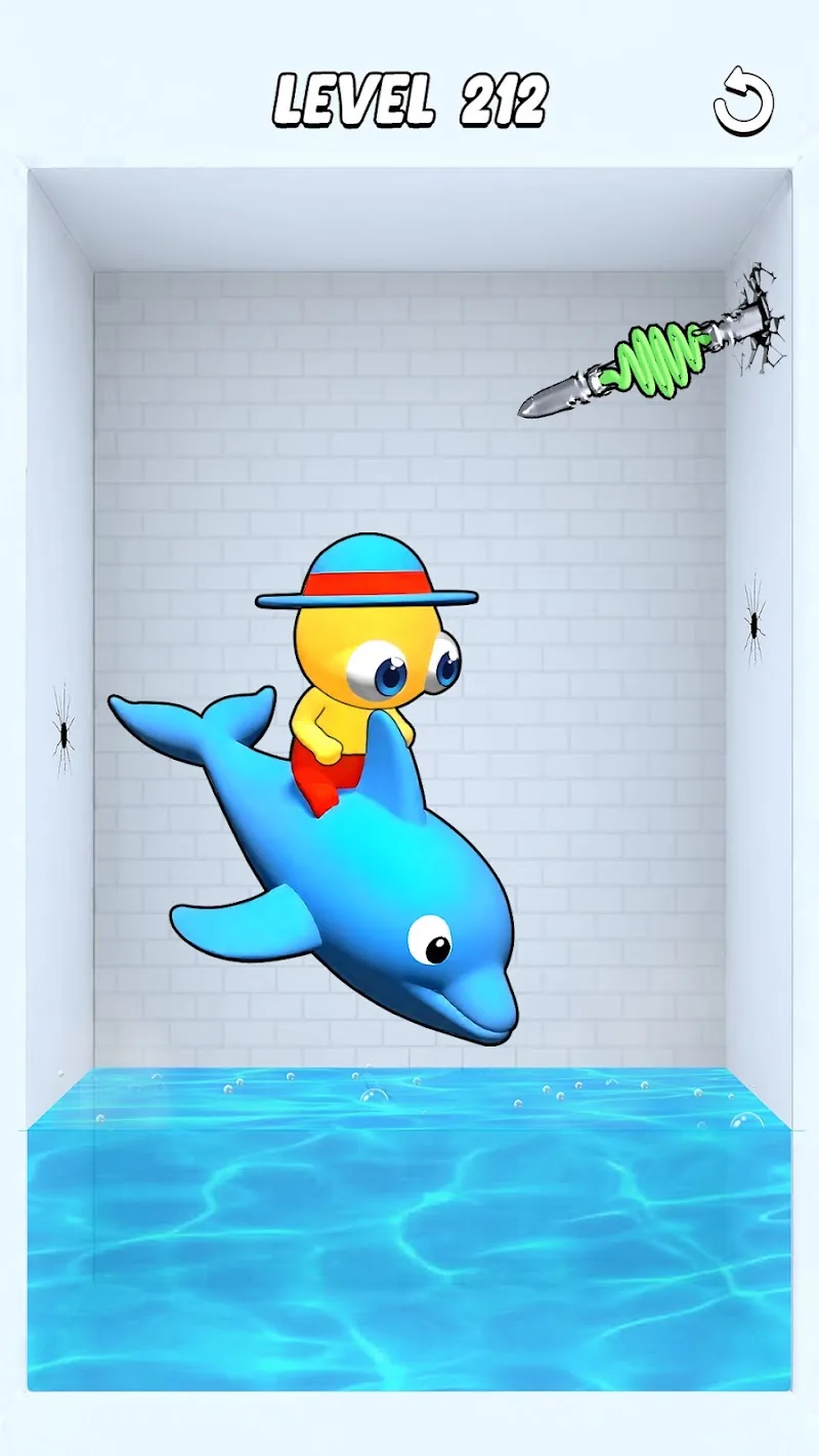 Скриншот Spring Spear: Aim & Snap 6