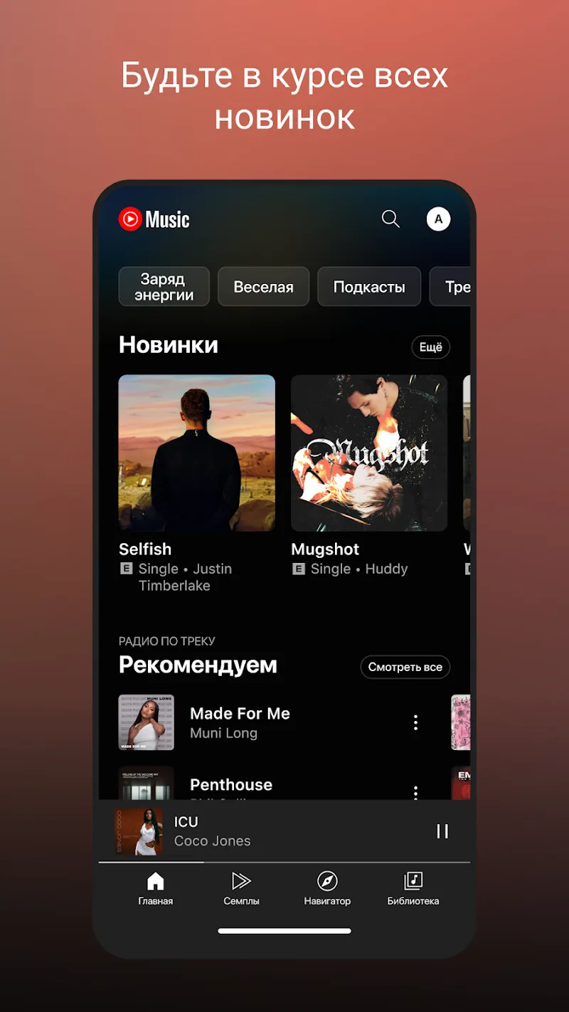 Скриншот YouTube Music ReVanced 2