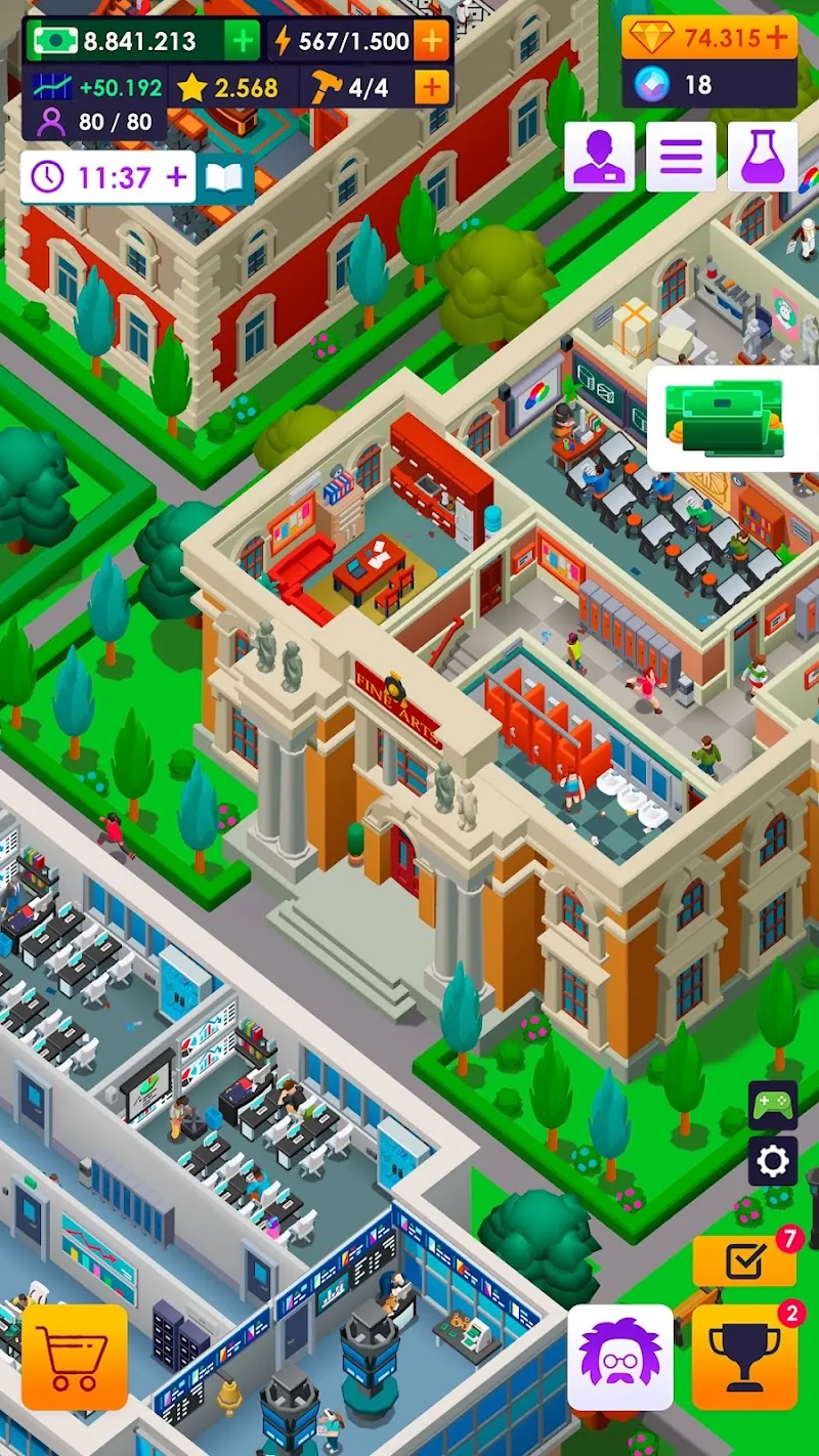 Скриншот University Empire Tycoon 5