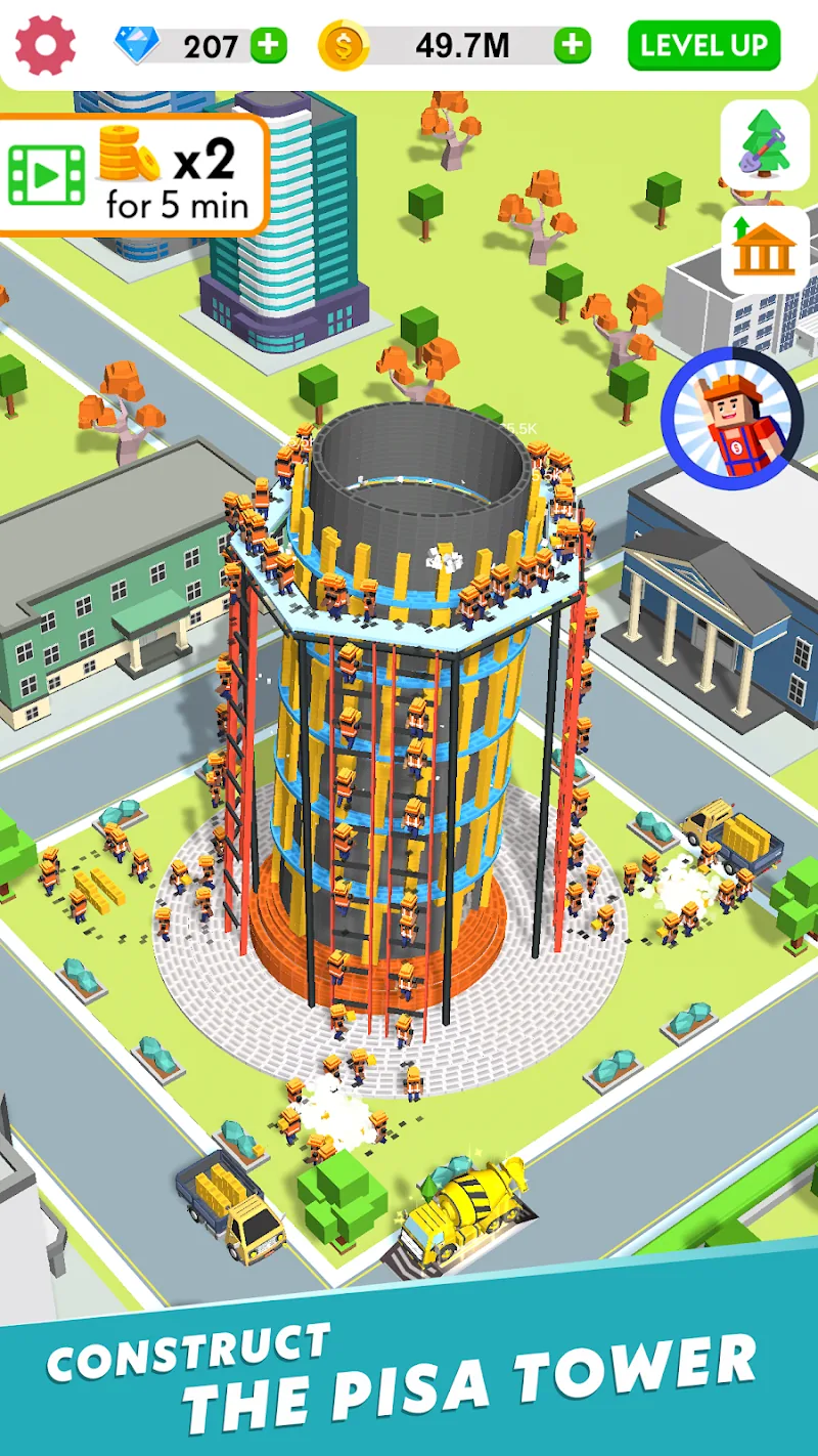 Скриншот Idle Construction 3D 6