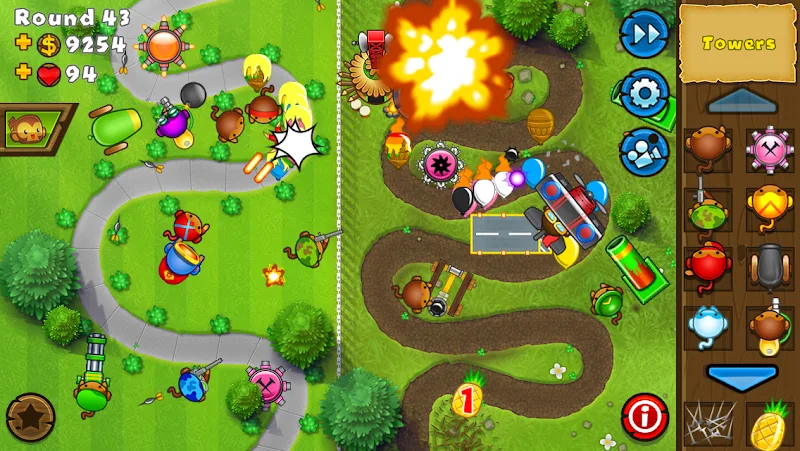 Скриншот Bloons TD 5 3