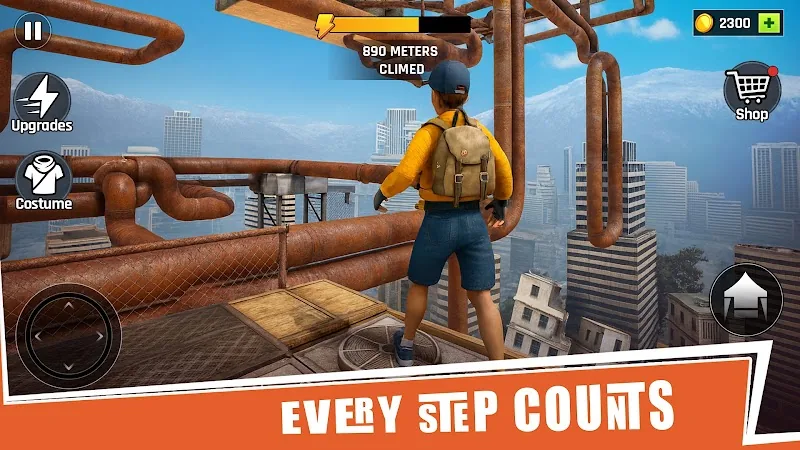 Скриншот Going Up Rooftop - Parkour 3D 2