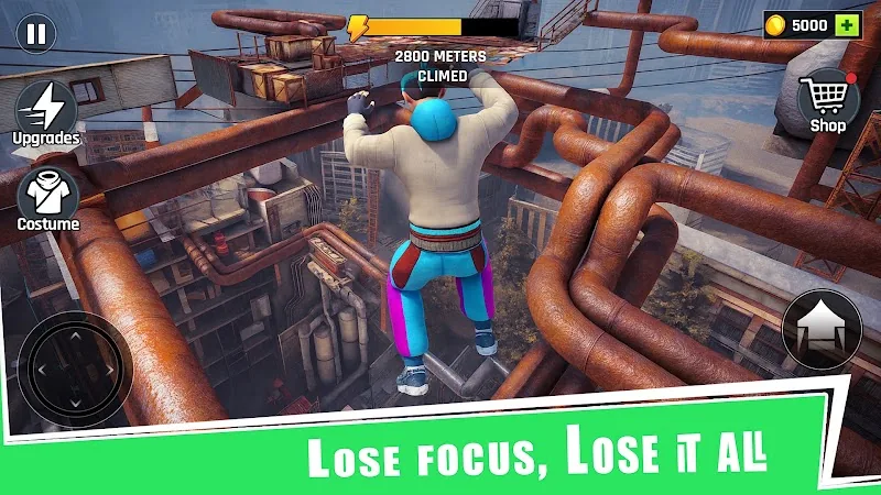 Скриншот Going Up Rooftop - Parkour 3D 3