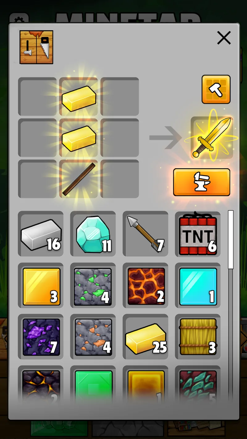 Скриншот Minetap – Merge кликер 4