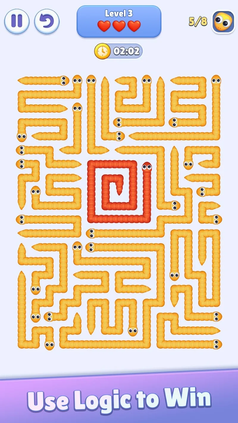 Скриншот Snake Escape 2