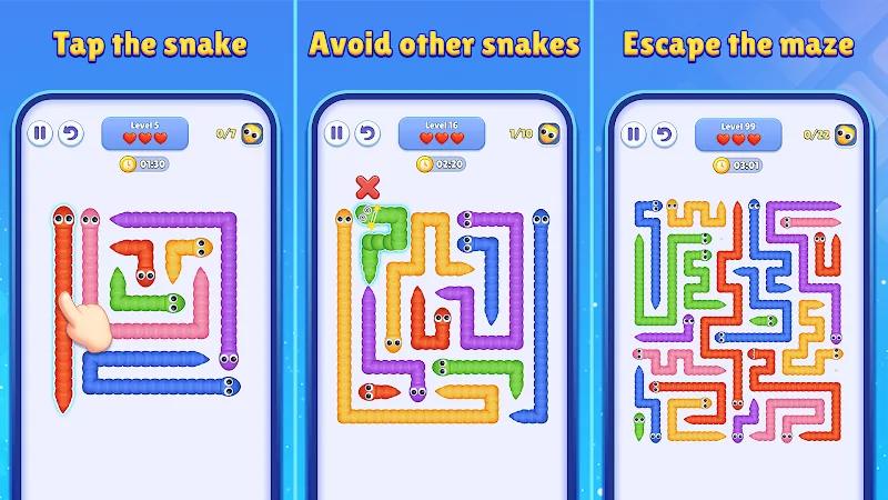 Скриншот Snake Escape 6