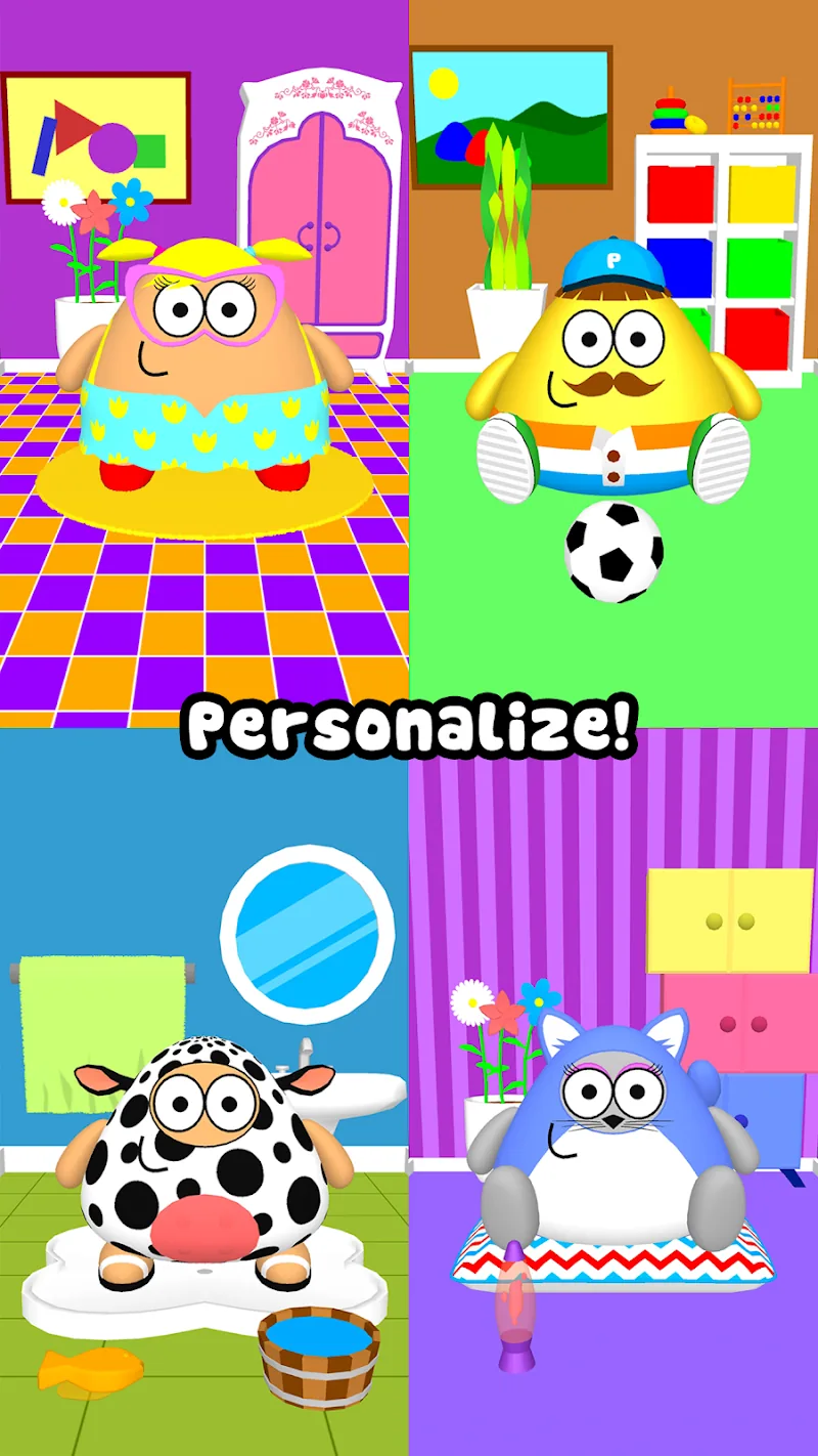 Скриншот Pou 3D 3