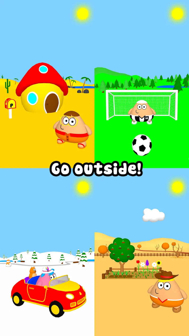 Скриншот Pou 3D 4