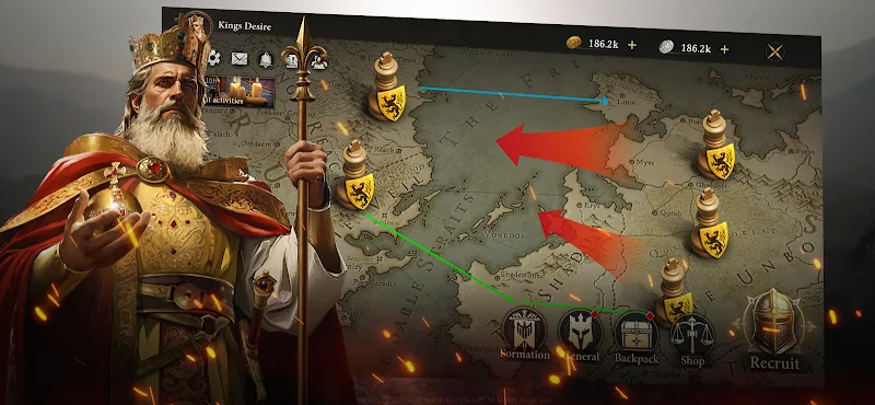 Скриншот Grand War 4: Medieval Strategy 5