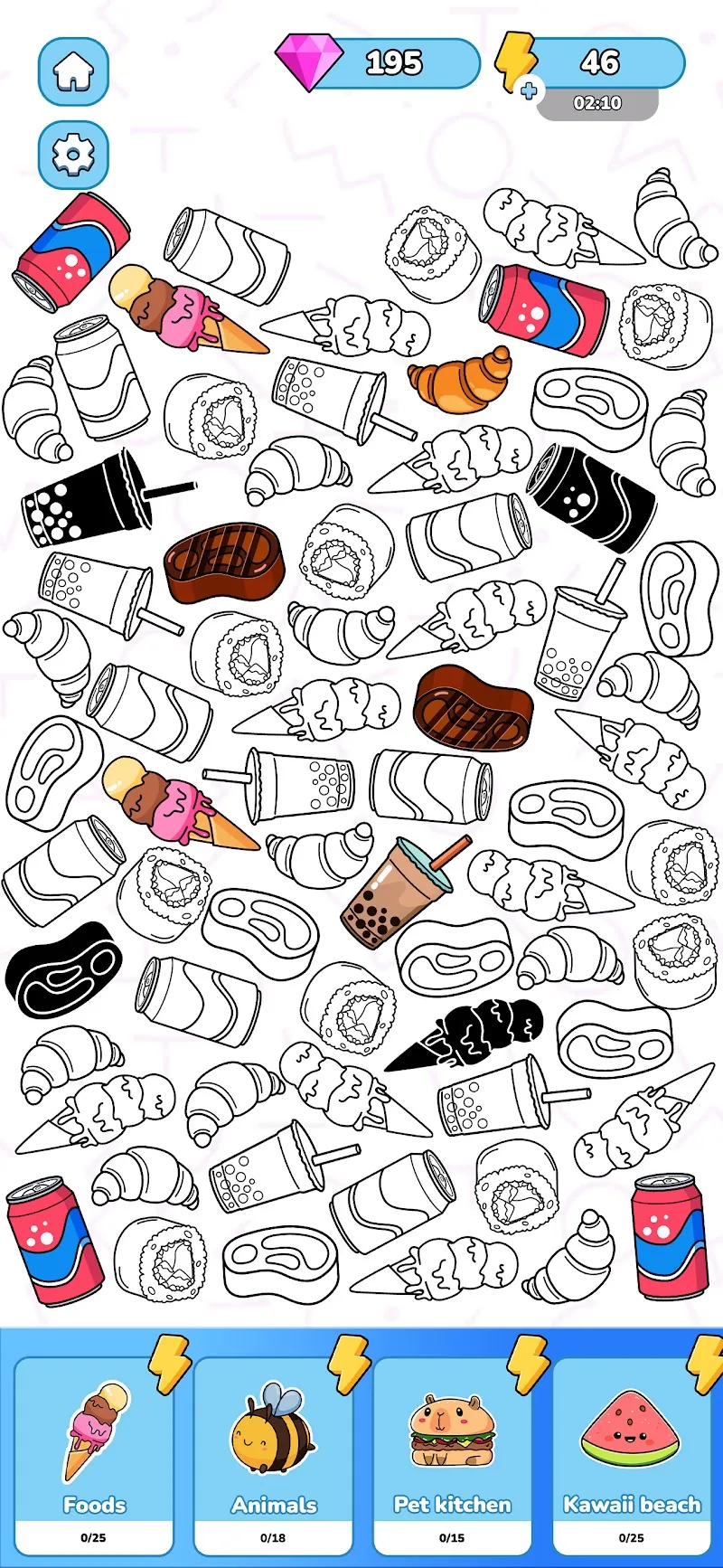 Скриншот Merge Sticker Playbook 2D 5