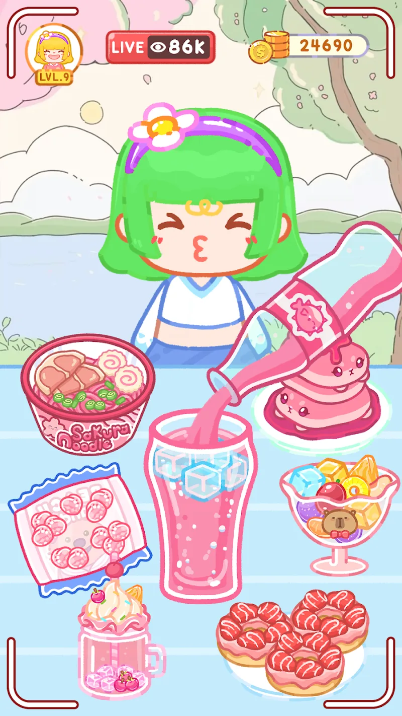 Скриншот Mukbang ASMR Livestream Party 3