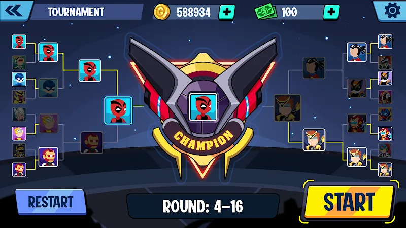 Скриншот Stickman Heroes: Battle of God 5