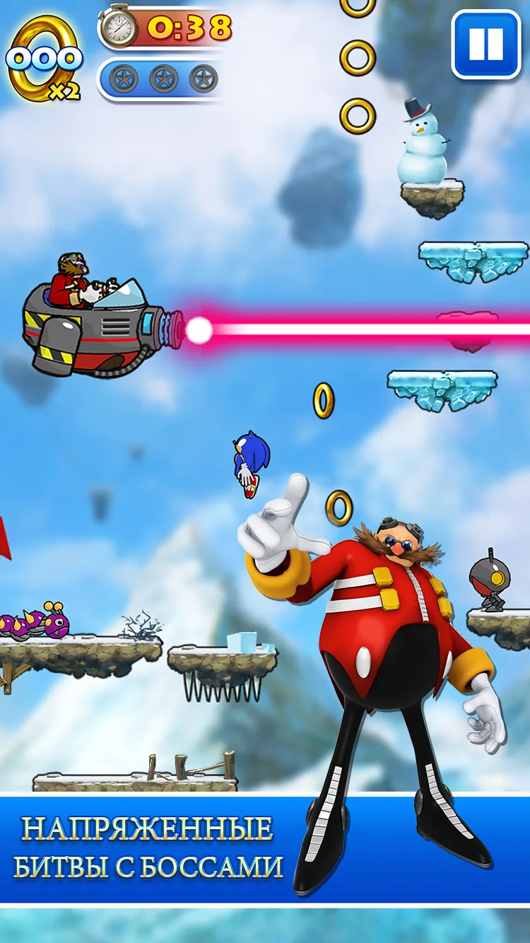 Скриншот Sonic Jump Pro 4