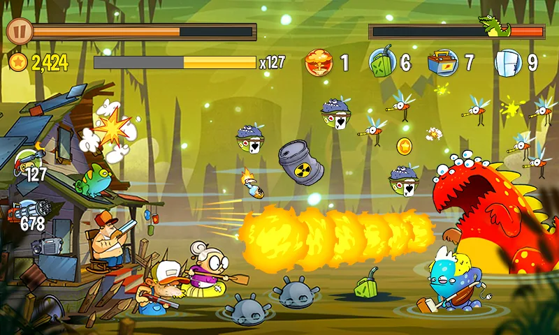 Скриншот Swamp Attack 5