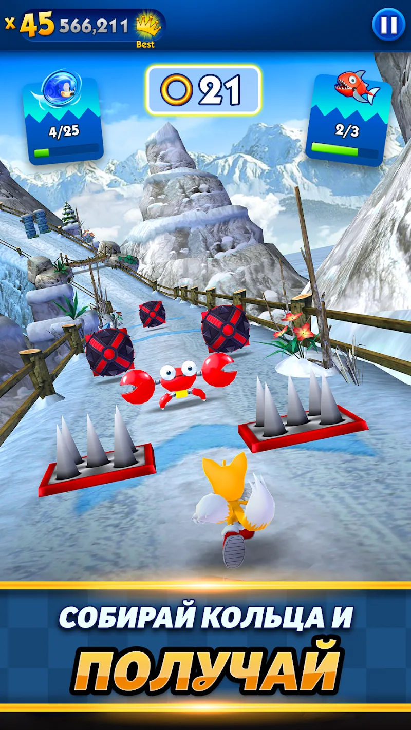 Скриншот Sonic Dash 4