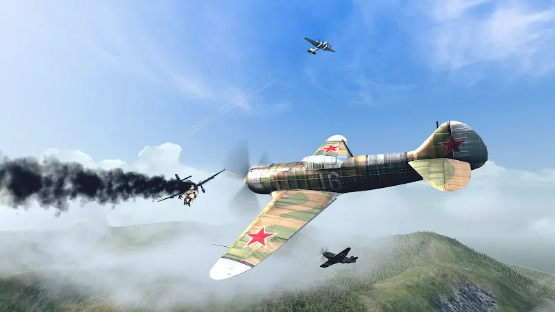 Скриншот Warplanes: WW2 Dogfight 5