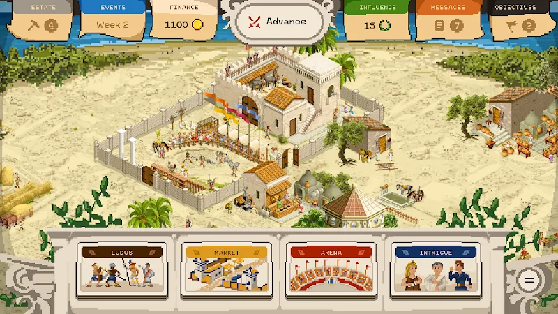 Скриншот Gladiator Manager 3